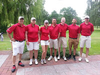 (von rechts nach links) Oliver Goy / Matthias Ehni / Panos Gregoriades / Alif Amiruddin / Vivian Brodersen / Michaela Witte / Thomas Welter (playing captain)